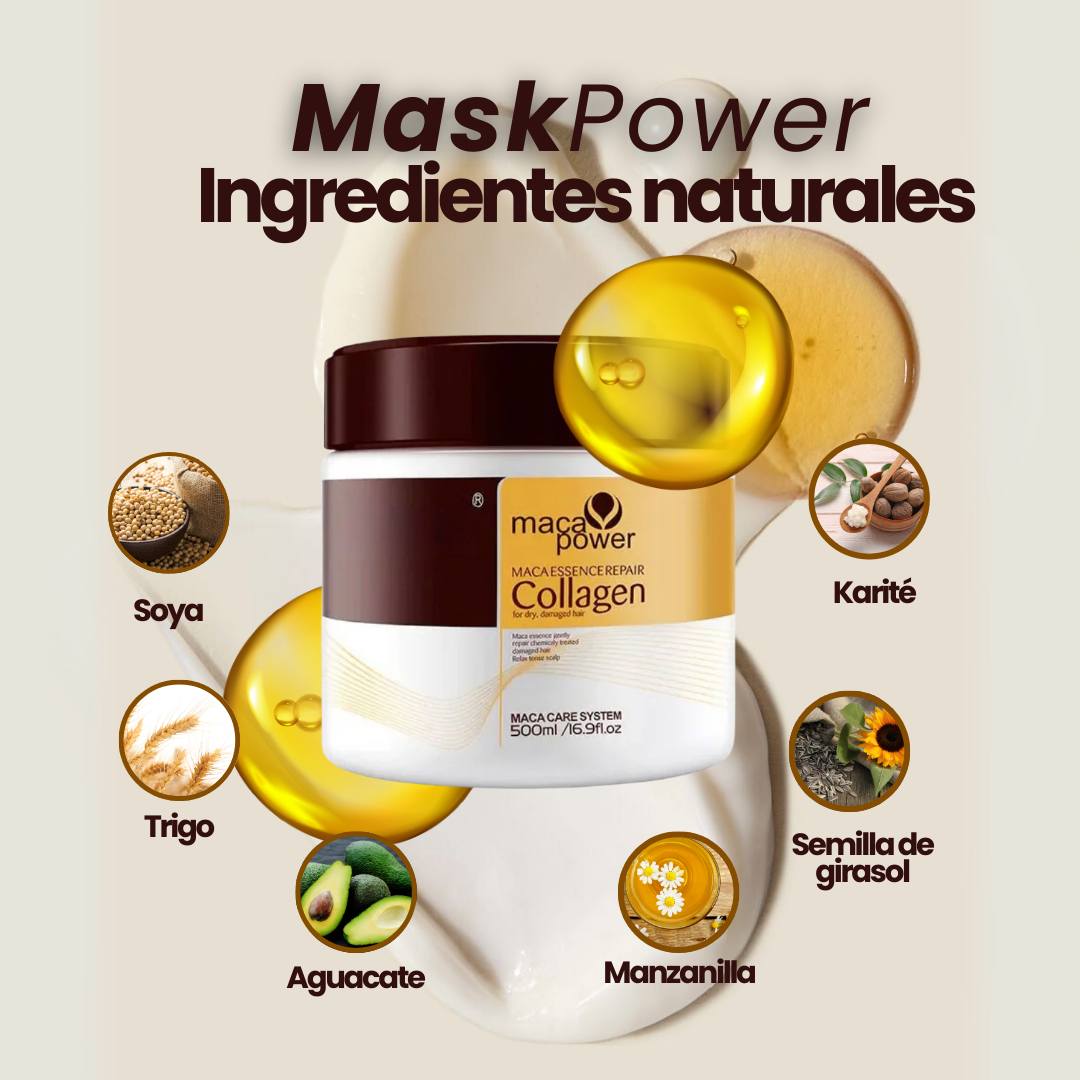 MaskPower™ Cabello suave, fuerte y lleno de vida desde la primera aplicación