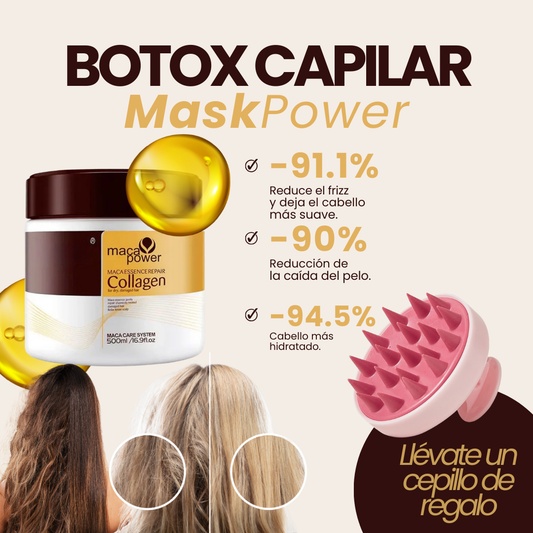 MaskPower™ Cabello suave, fuerte y lleno de vida desde la primera aplicación