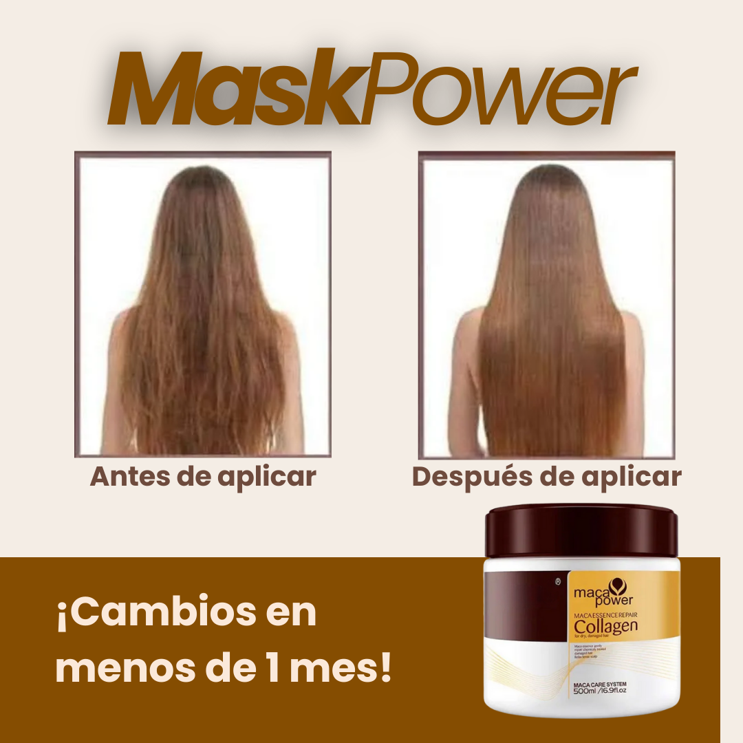 MaskPower™ Cabello suave, fuerte y lleno de vida desde la primera aplicación